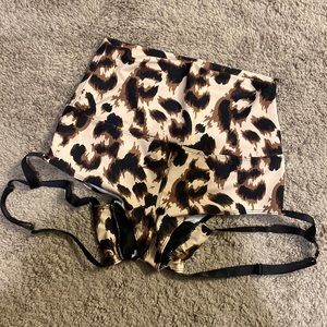 Naughty Goddexx Pole Fitness Garter Shorts